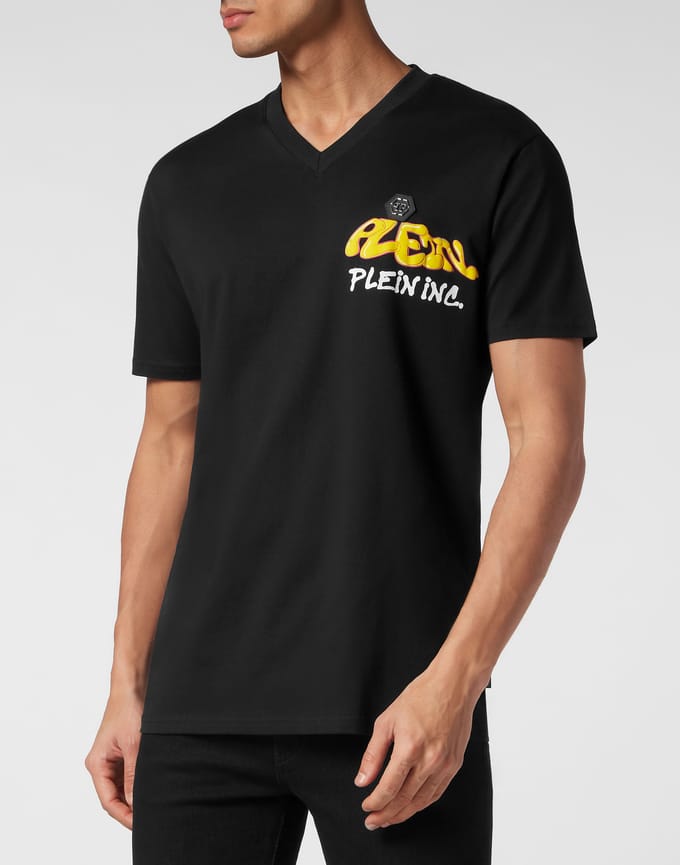 T-Shirt Ronde Hals Bombing Graffiti