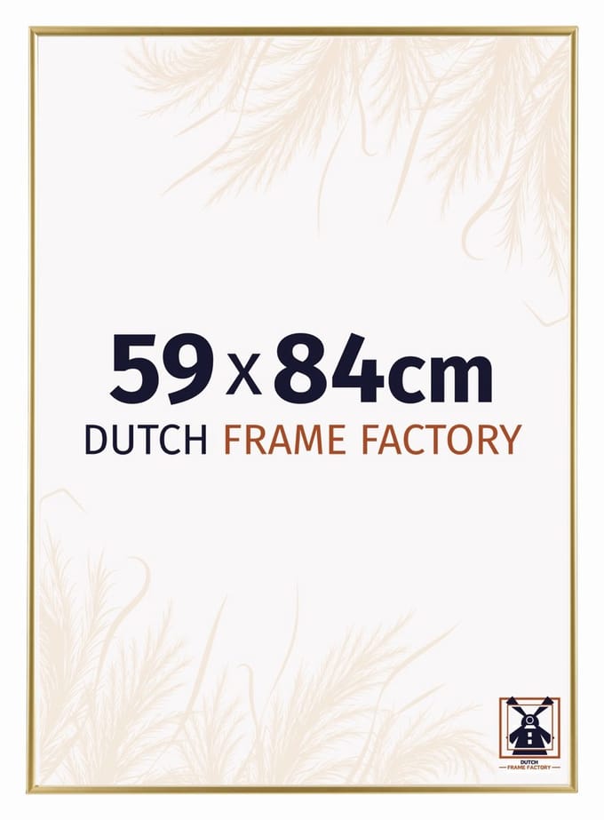Fotolijst 59x84 cm - Kunststof - Goud - Easy