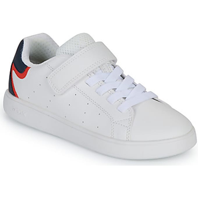 GEOX ECLYPER TIENERS Sneakers - WIT/BLAUW - Maat 33