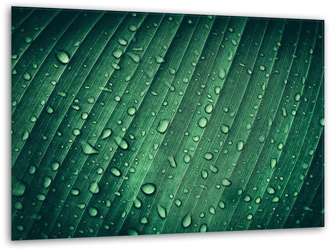 TMK ArtDeko - Snijplank - Glas - 40x30cm - Groen