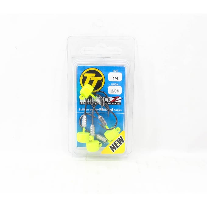Tackle Tactics TT Nedlockz HD Jigkop Grafiek 1/4 oz 2/0H 5/pak (7663) blue