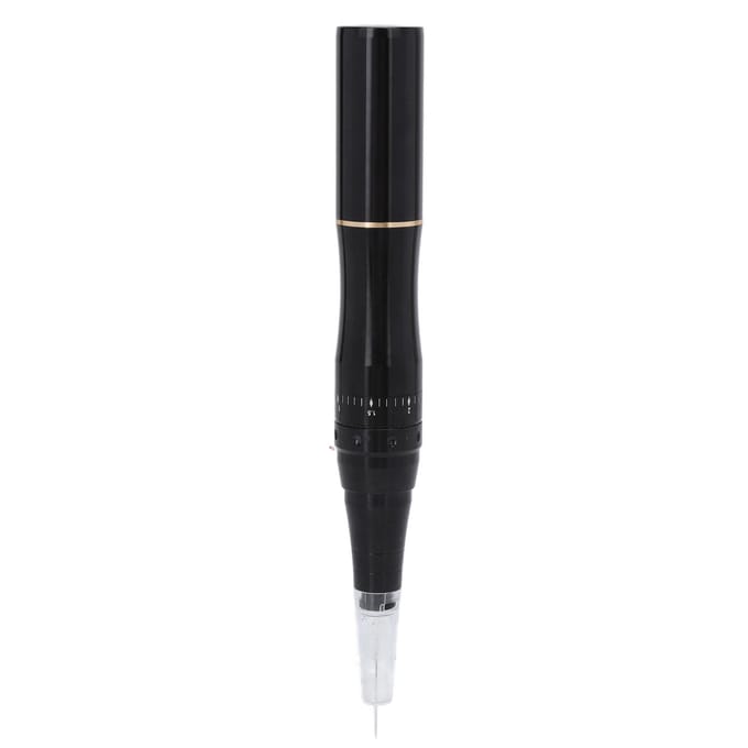 Microblading Machine Oplaadbaar Draagbaar Wenkbrauw Lip Eyeliner Tattoo Machine Pen Zwart 100‑240V EU Plug zwart