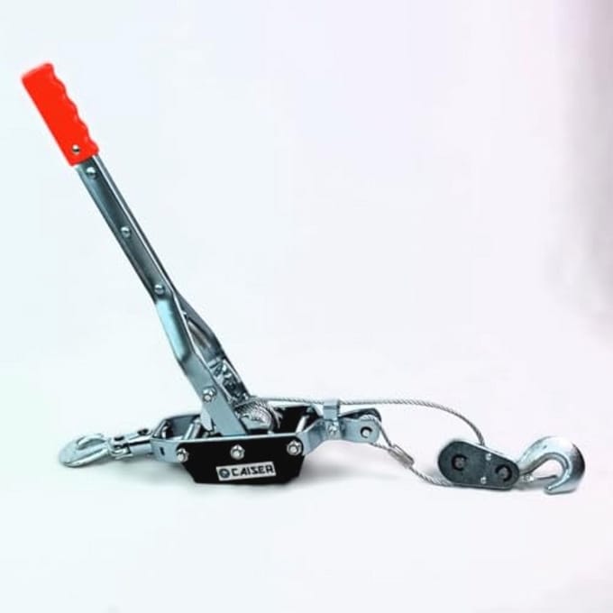 Handlier met hendel voor 2 ton, dubbele aandrijving en ratel