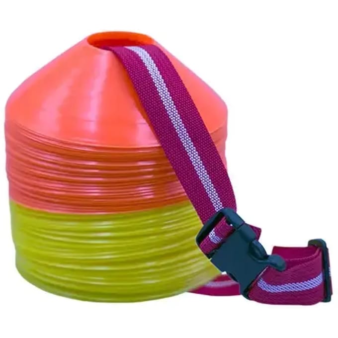 Set van 48 kegels met riem Softee