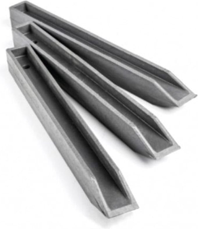BERA Grondpennen voor ECO Edge kantopsluiting - 30 cm - Set van 10 stuks - Grijs