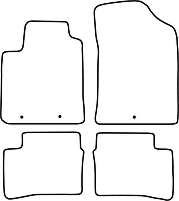 Automatten | Mattenset Kia Picanto - 2011 - 2017