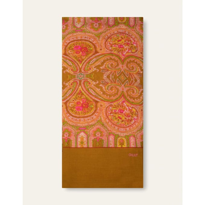 Oilily - Anotherorient woven shawl - Geel - One size