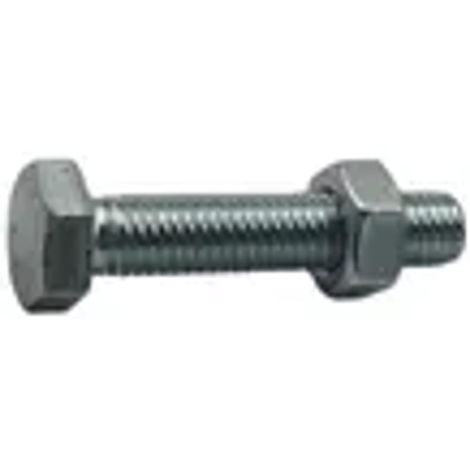 Sencys Zeskantbout Met Moer - Staal - M8x40 Mm