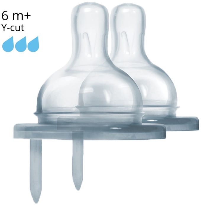 Pura silicone speen - Y-cut - 2 stuks