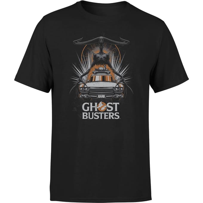 Ghostbusters ECTO-1 Men's T-Shirt - Black - S