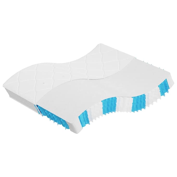 vidaXL - Pocketveringmatras - middelhard-hard - 160x200 - cm - Super - King - Size