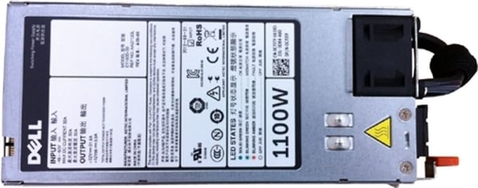 DELL 450-ADZC power supply unit 1100 W Metallic