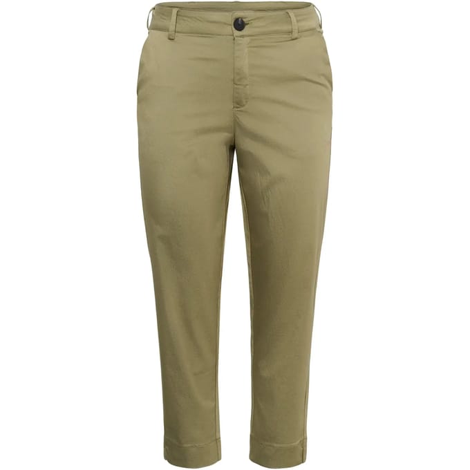 Damesbroek 7/8 chino KAFFE Curve KCLeana