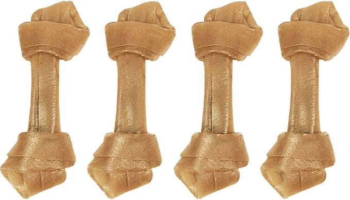 Flamingo - Hondensnack Knoopbeen - 180 gr - 4 stuks x 12 cm