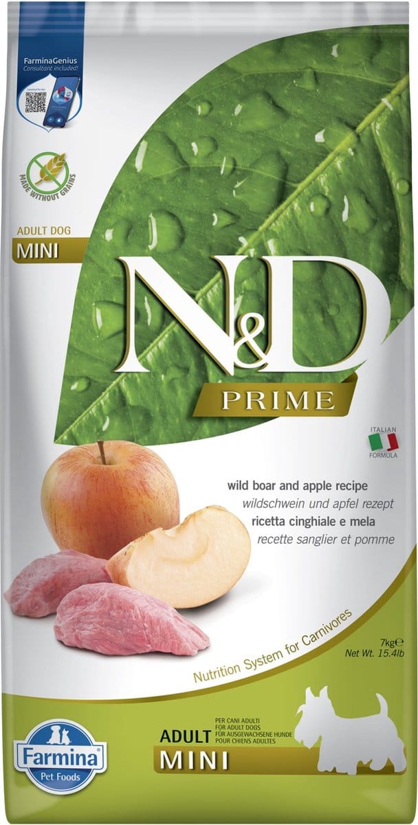 N&D Prime hondenvoeding Wild Zwijn small breed 7 kg