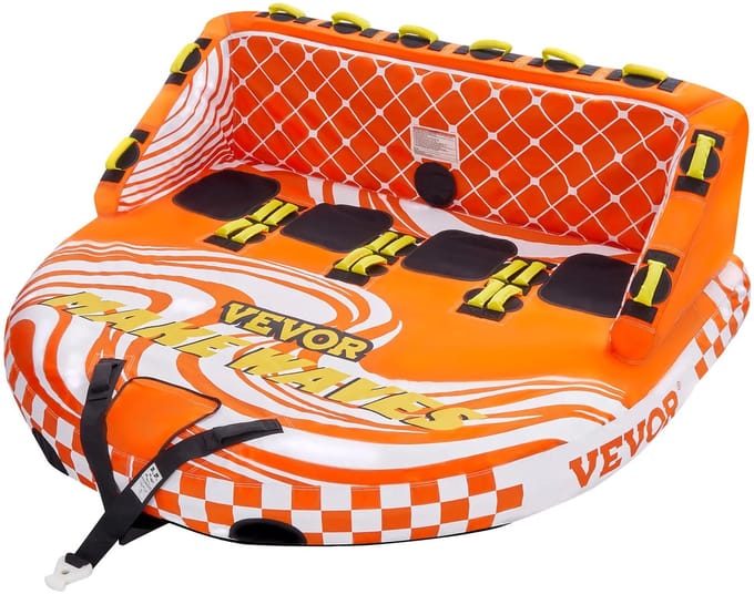 Sensova - Sleepbare Buis voor Boot - 1-4 Personen - 2 Sleeppunten - Heavy Duty Nylon/PVC Constructie
