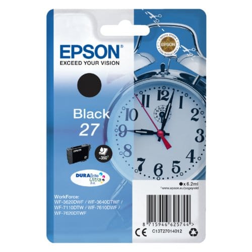 EPSON Cartouche d'encre T2701 Noir - Réveil (C13T27014012)
