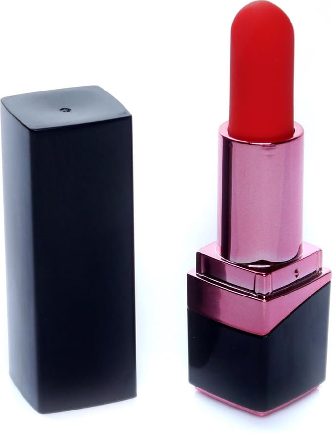 Power Escorts - lippenstift vibrator - Stiekem even spelen in je pauze - 10 standen - Inclusief luxe geschenkverpakking - Oplaadbaar - Discreet design - Leuk om als kado te geven en te ontvangen - Zwart - 22-00032