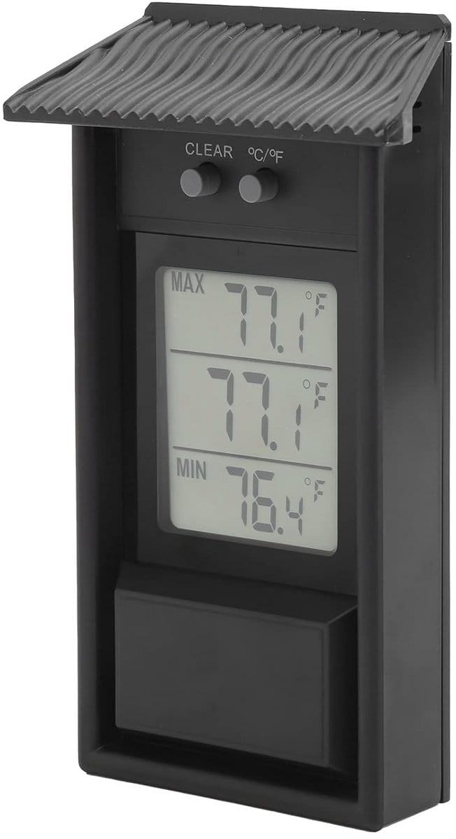 Digitale Buiten Thermometer voor Kas en Tuin met Max/Min Weergave