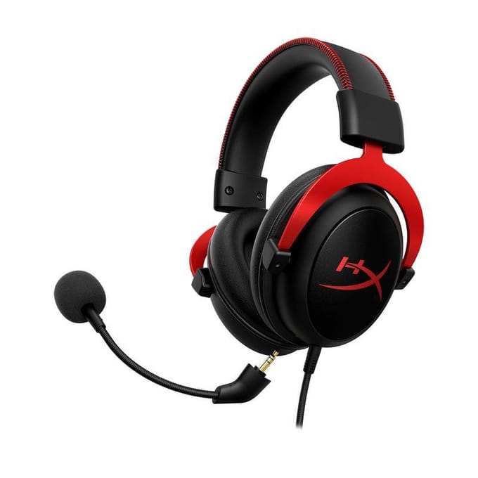 Casque gaming HyperX Cloud II – Casque gaming filaire avec microphone noir