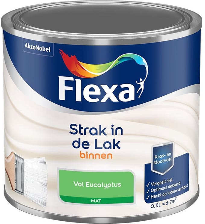 Flexa - Strak In De Lak Binnenlak Mat - Vol Eucalyptus - Mengverf - 500 Ml