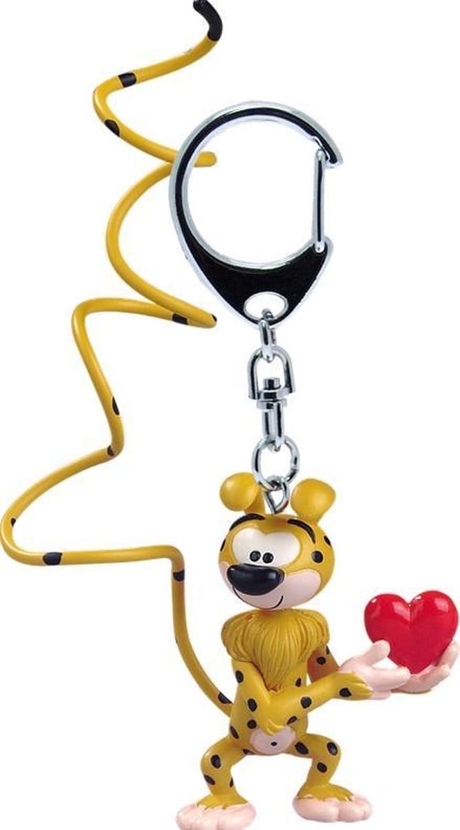 Plastoy: Sleutelhanger Marsupilami Hart 12 Cm