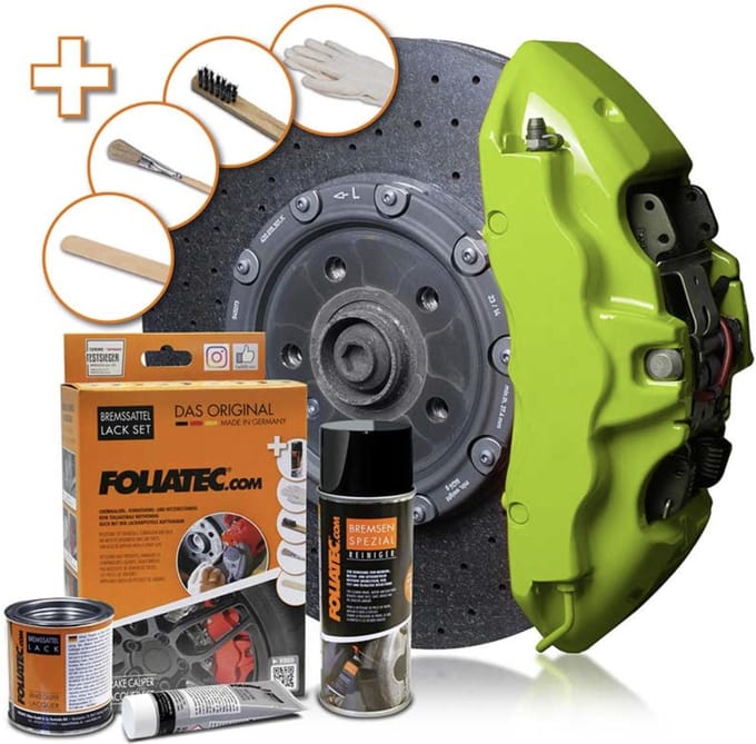 Foliatec Remklauwlakset - Toxic Groen - 3 Componenten