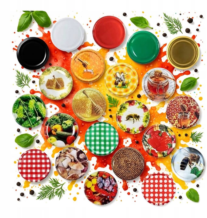 150x Deksel FI 82 Schroefdeksels voor Potten - Diverse Designs