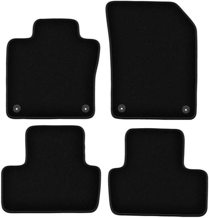 BASIC zwarte veloursmatten voor: Volvo XC60 II SUV (2017-)