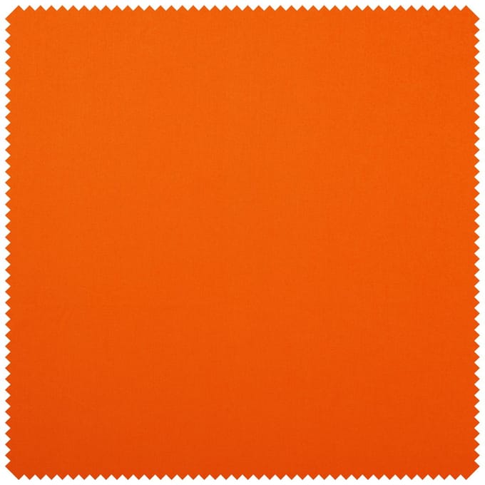 Katoenen stof "Uni" - Oranje