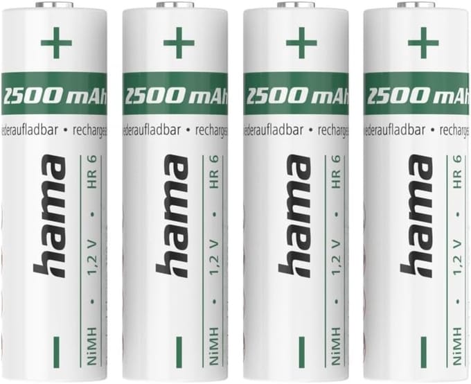 Oplaadbare Batterijen - AA Mignon - Hoge Energie - Snelle Oplaadtijd - 2500 mAh