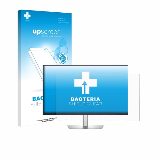 upscreen - Screenprotector voor Dell Professional P2426HE - Folie Beschermfolie transparant antibacterieel