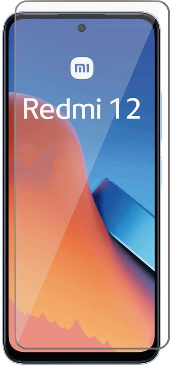 Screenprotector geschikt voor Xiaomi Redmi 12 - Glas Screen Protector