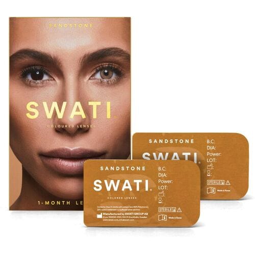 Swati Kleurenlenzen Sandstone 1 Maand 1 paar