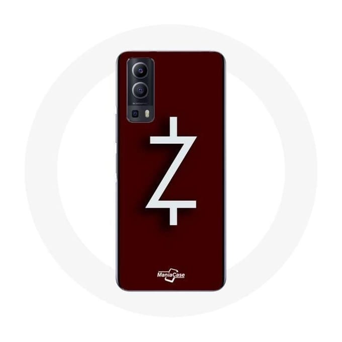 Coque - Vivo - Y72 - Souple - Logo Z Ozark Saison 4 - Rouge et Blanc blanc