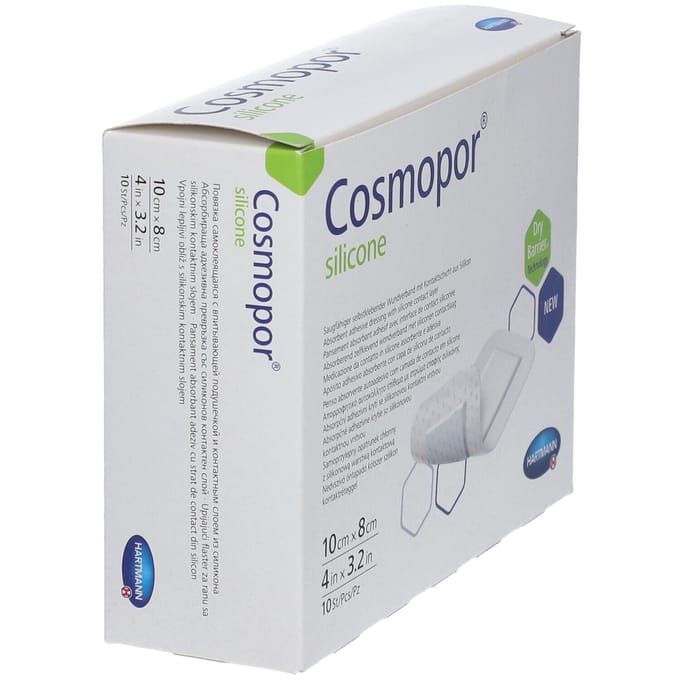 Hartmann Cosmopor® Silicone 10 x 8 cm 901107 Overige