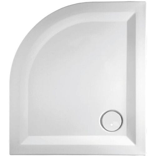 Mauersberger quadrant shower tray Albis 100.0 x 80.0 x 2.5 cm super flat left