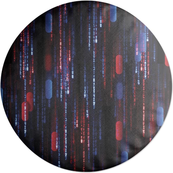 Decorsome Matrix Choice Is An Illusion Round Cushion