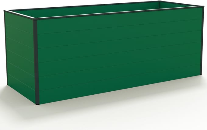 195 x 99 x 77 cm Moestuinbak Standard Christina, Groen