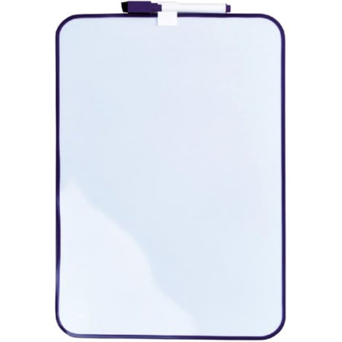 Whiteboard Desq 24x34cm + marker paars profiel