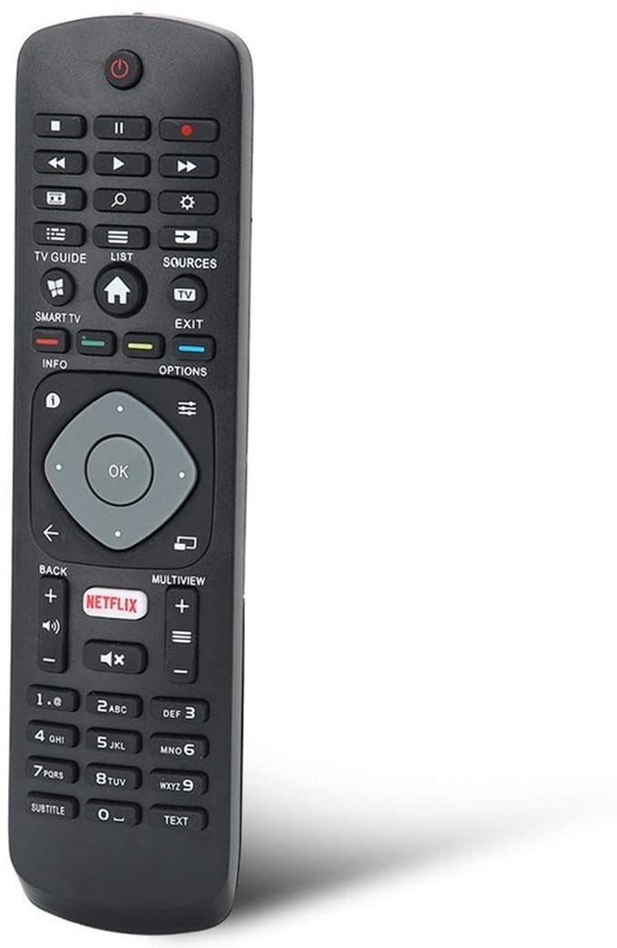Vervangende Afstandsbediening - Universele Controller - TV Bediening - 10 Meter Bereik - Niet gespecificeerd - Zwart