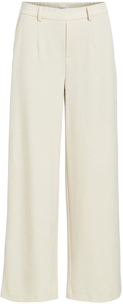 Object Objlisa Wide Pant Broeken Dames - Zand - Maat 44