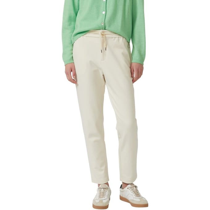 Damesbroek Relaxed Fit met Tapse Pijpen en Elastische Taille s.Oliver