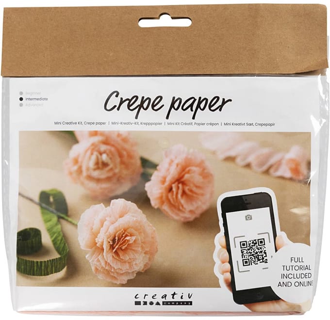 Creativ Company - Mini Craft Set Crepe Paper Carnations