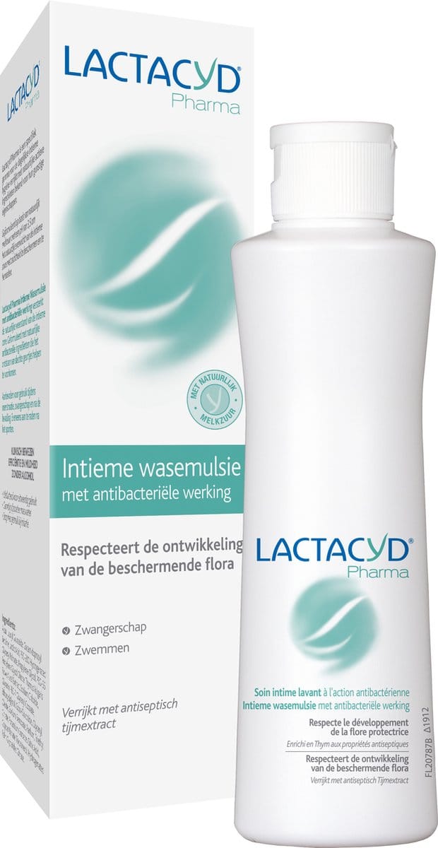 Lactacyd® Pharma Met Antibacteriële Werking – Intieme Wasemulsie – 250 ml