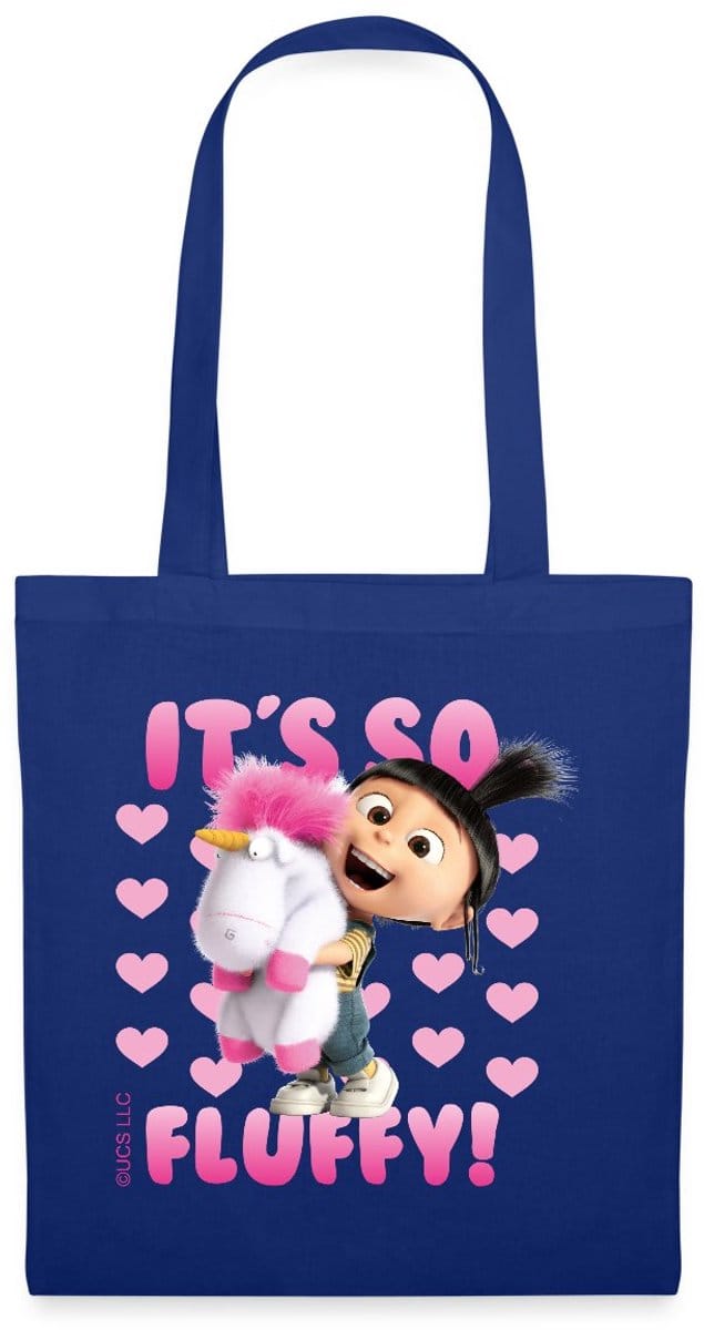Minions Agnes It's So Fluffy Pink Tas Van Stof Schoudertas
