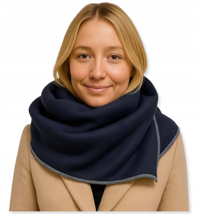 Dartomik - Dames Sjaal - Antraciet - 100% Katoen - Warm en Zacht