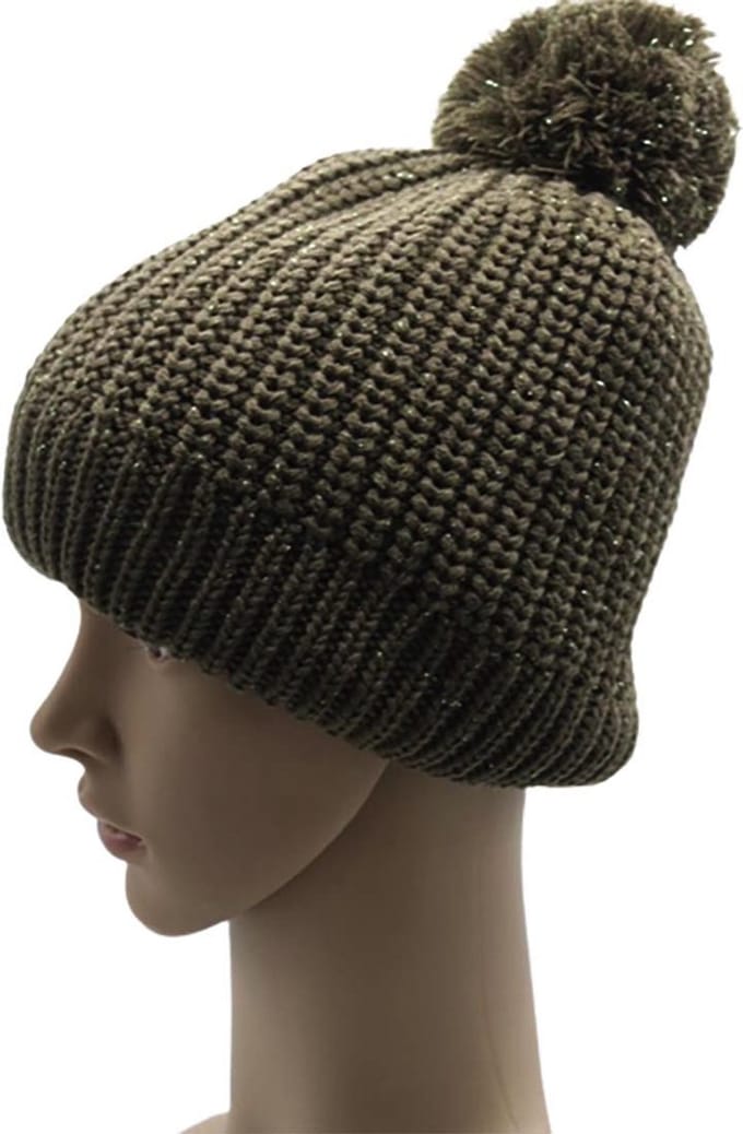 Dames Meisjes Muts Effen Khaki