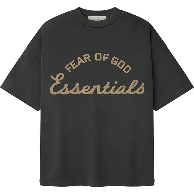 Fear Of God T-shirt Grijs 90's Faded Iron