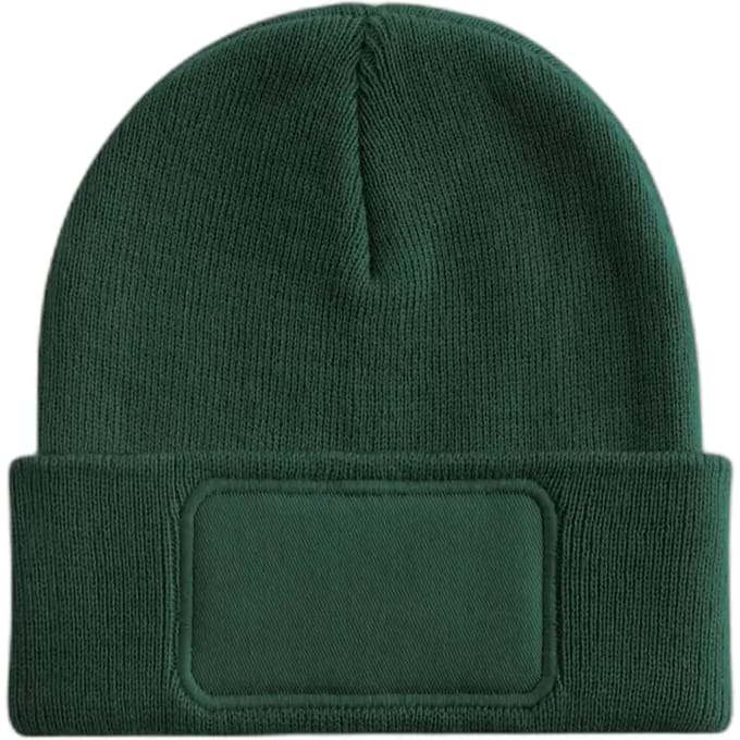 Kids Original Patch Beanie - Bottle Green - 3-8 YRS